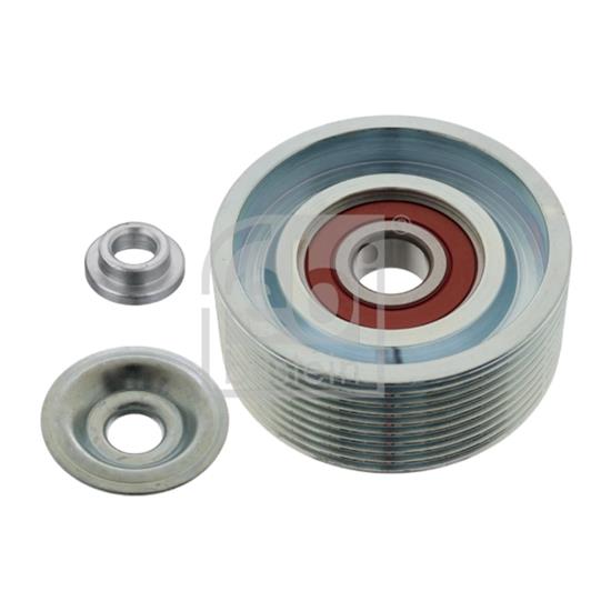 Febi Poly V Ribbed Belt Deflection Guide Pulley 100566