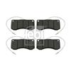 Febi Brake Pad Set 16609