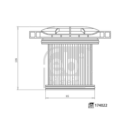 Febi Oil Filter Retarder 174022