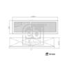 Febi Pollen Cabin Interior Air Filter 181443
