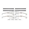 Febi Accessory Kit disc brake pad 181998