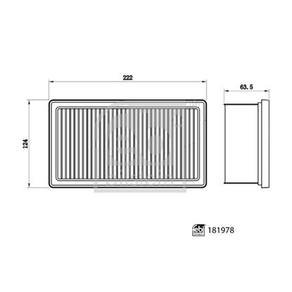 Febi Air Filter 181978