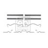 Febi Accessory Kit disc brake pad 182410