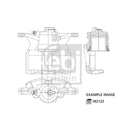 Febi Brake Caliper 182122