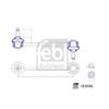 Febi LinkCoupling Rod stabiliser bar 183046