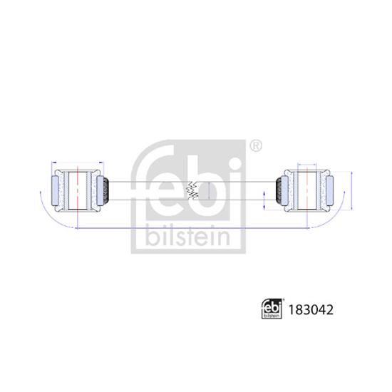 Febi LinkCoupling Rod stabiliser bar 183042