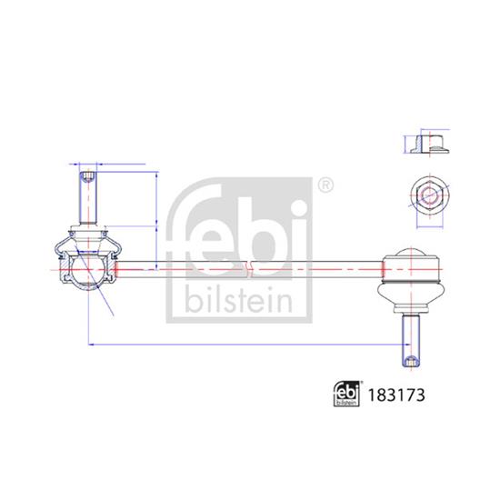 Febi LinkCoupling Rod stabiliser bar 183173