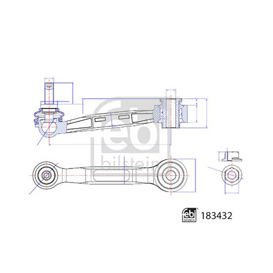 Febi LinkCoupling Rod stabiliser bar 183432
