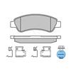 MEYLE Brake Pad Set 025 244 6519