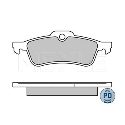 MEYLE Brake Pad Set 025 237 1616/PD