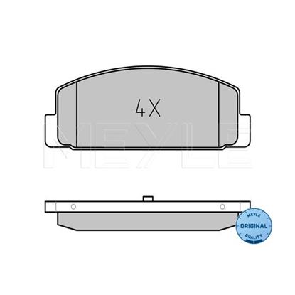 MEYLE Brake Pad Set 025 240 4514