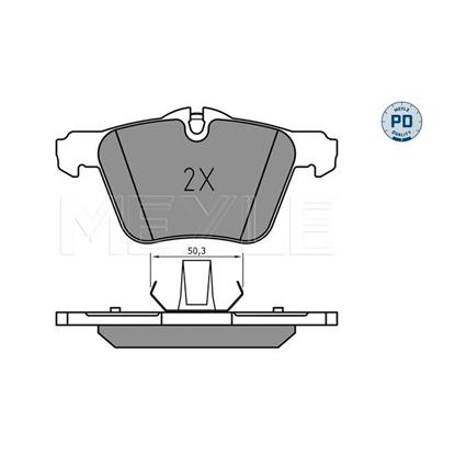 MEYLE Brake Pad Set 025 240 7920/PD