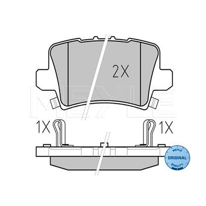 MEYLE Brake Pad Set 025 240 8615/W