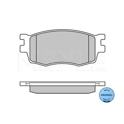 MEYLE Brake Pad Set 025 243 1717/W