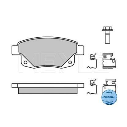 MEYLE Brake Pad Set 025 244 8617/W