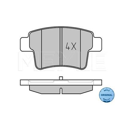 MEYLE Brake Pad Set 025 245 4016