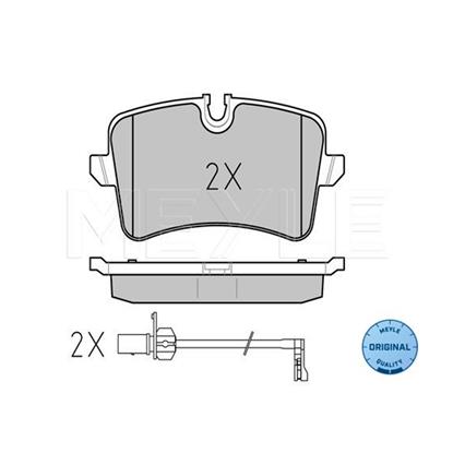 MEYLE Brake Pad Set 025 246 0617/W