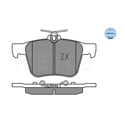 MEYLE Brake Pad Set 025 250 0916