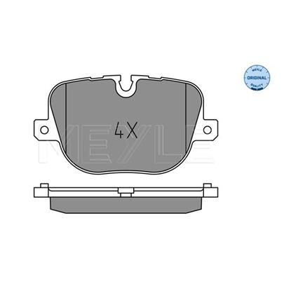 MEYLE Brake Pad Set 025 250 8517