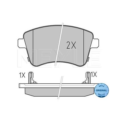 MEYLE Brake Pad Set 025 251 8419/W