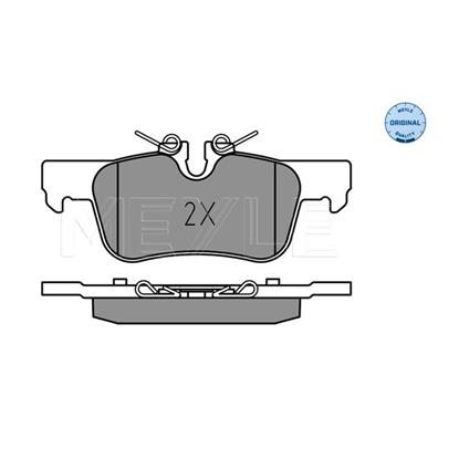 MEYLE Brake Pad Set 025 253 3116