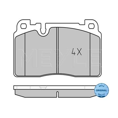 MEYLE Brake Pad Set 025 256 4316