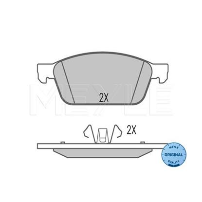 MEYLE Brake Pad Set 025 257 3618