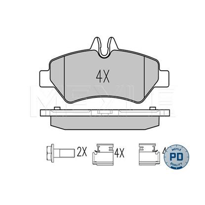 MEYLE Brake Pad Set 025 291 9019/PD