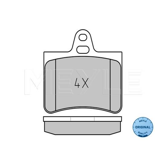 MEYLE Brake Pad Set 025 233 0515