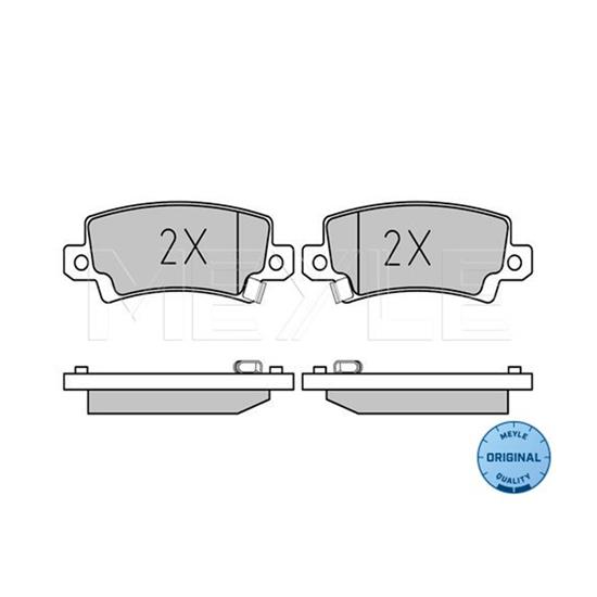 MEYLE Brake Pad Set 025 238 1616/W