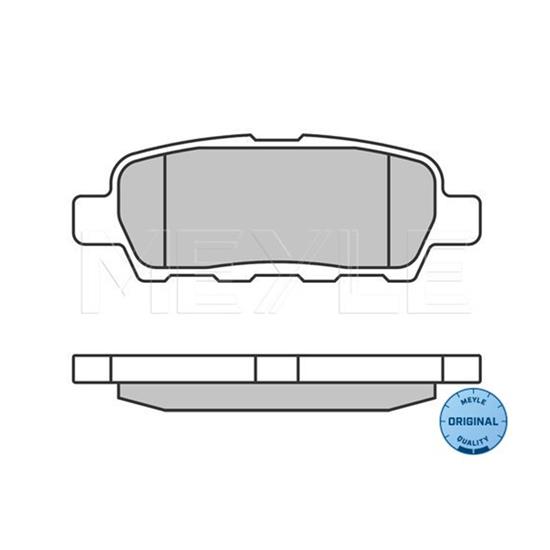 MEYLE Brake Pad Set 025 238 7114/W