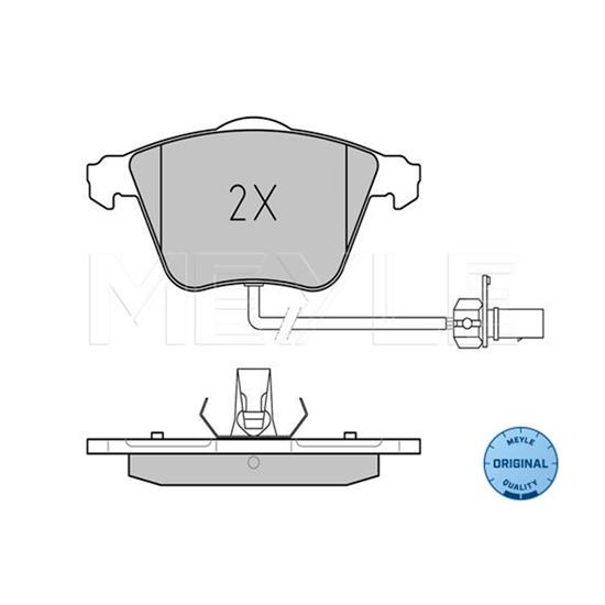 MEYLE Brake Pad Set 025 239 5020/W