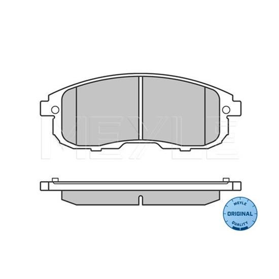 MEYLE Brake Pad Set 025 242 8016/W