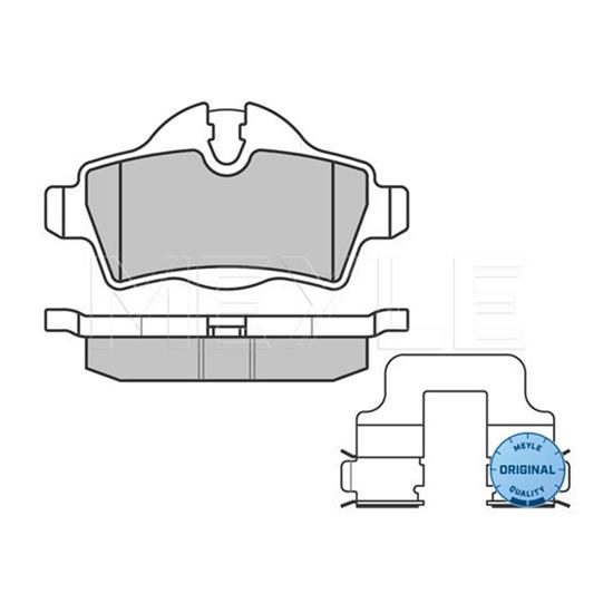 MEYLE Brake Pad Set 025 242 8917