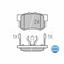 MEYLE Brake Pad Set 025 242 3114/W