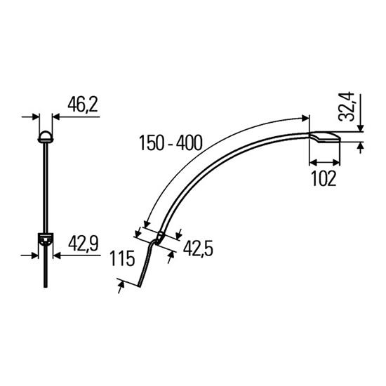 12x HELLA Reading Light 2JA 346 720-127