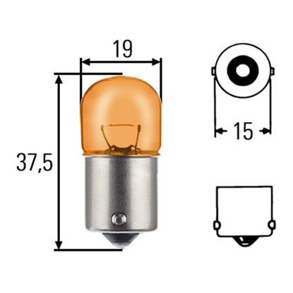 10x HELLA Indicator Flasher Bulb 8GA 002 071-051