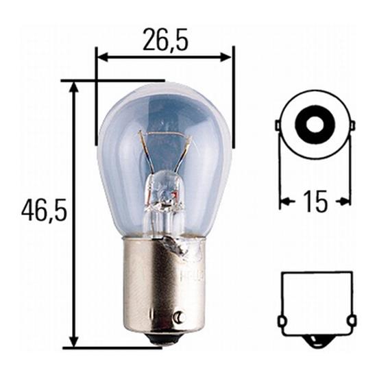 10x HELLA Bulb 8GA 002 072-291