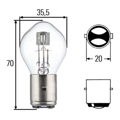 10x HELLA Headlight Headlamp Bulb 8GD 002 084-131