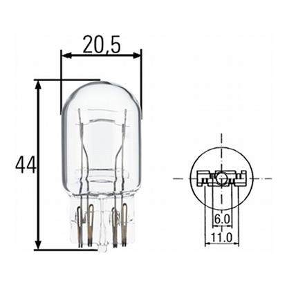 10x HELLA Brake Stoplight Stop And Tail Bulb 8GD 008 893-002