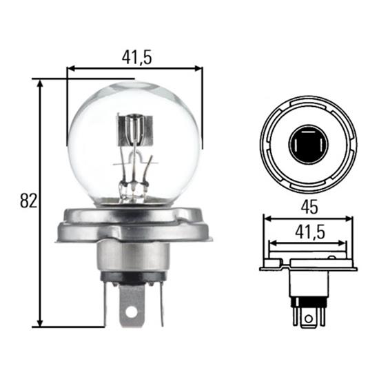 10x HELLA Headlight Headlamp Bulb 8GD 002 088-071