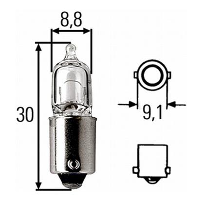 10x HELLA Bulb 8GH 002 473-132