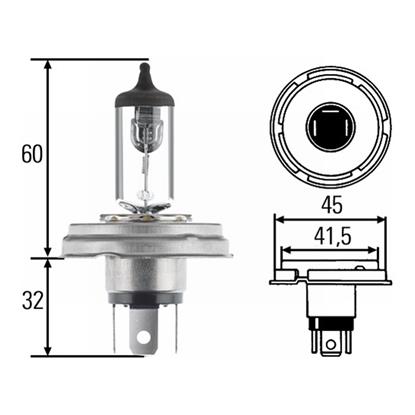 10x HELLA Headlight Headlamp Bulb 8GJ 004 173-121