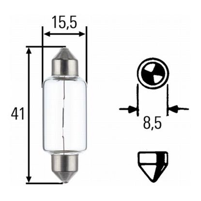 10x HELLA Reverse Backup Light Bulb 8GM 002 091-261