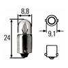 10x HELLA Interior Light Bulb 8GP 002 068-241