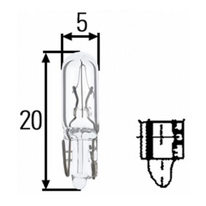 10x HELLA Auxiliary Stop Light Bulb 8GP 938 026-001