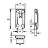HELLA Outside Mirror Base plate 9BP 561 006-012