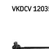 SKF Control ArmTrailing Arm wheel suspension VKDCV 12035
