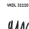 SKF Suspension Spring VKDL 31110