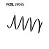 SKF Suspension Spring VKDL 39045